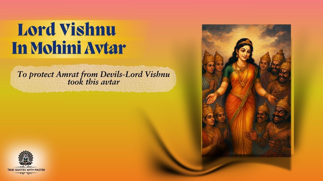 Mohini and the Nectar Story- Lord Vishnu
