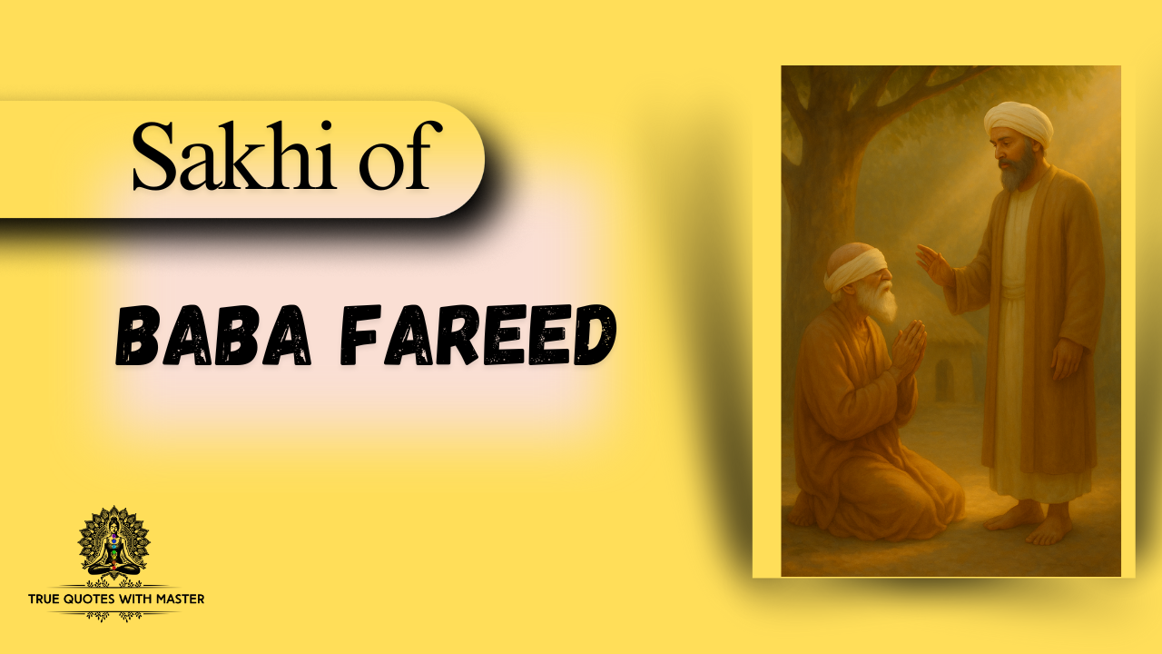 The Devotion of Baba Fareed Ji: A Story of True Sewa and Surrender