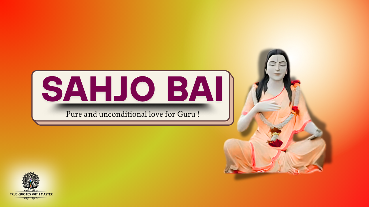 Pure Love Sahjo Bai for Her Guru