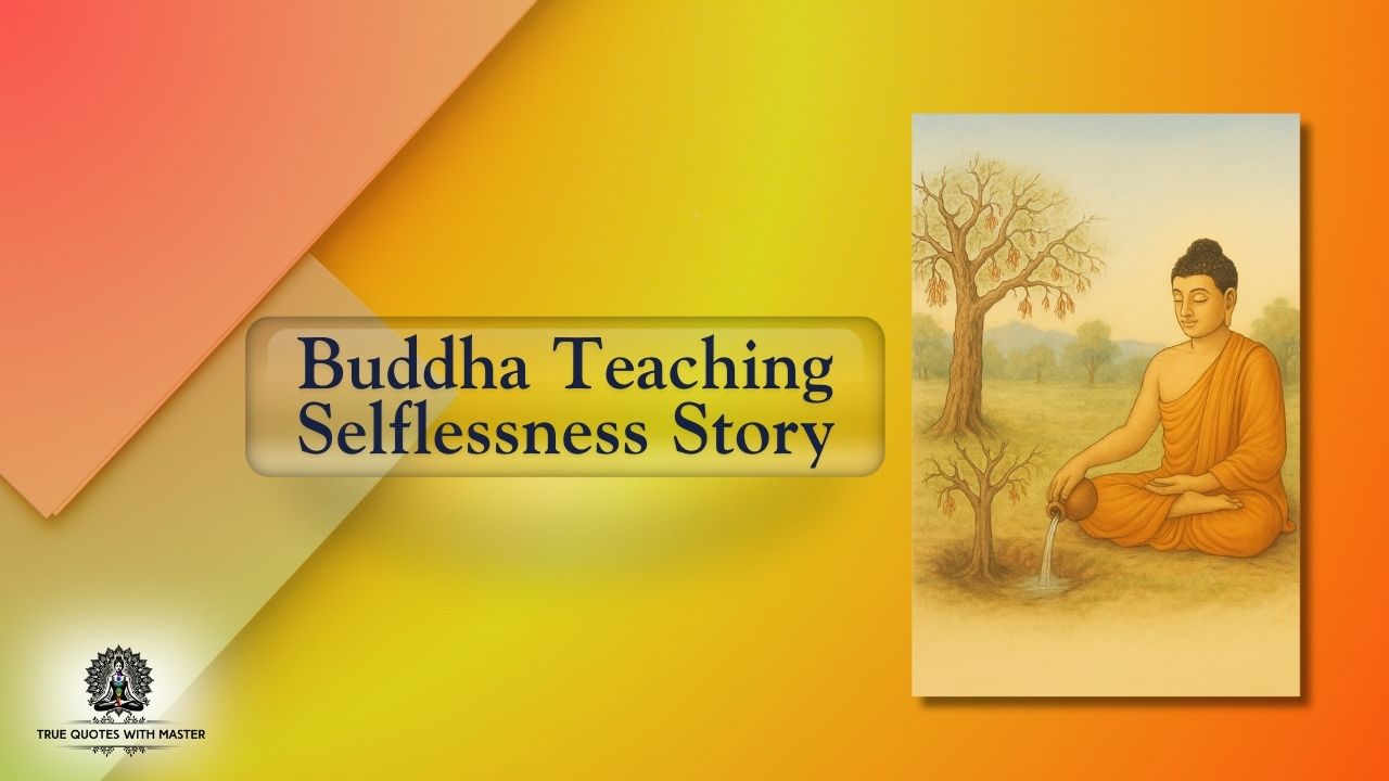 Buddha Teaching Selflessness Story