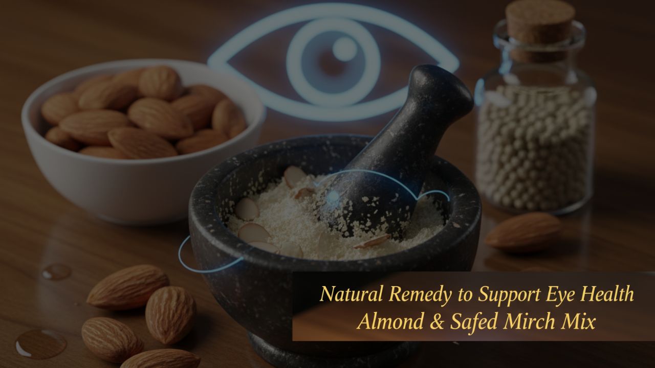 Almond Safed Mirch Eye Health Remedy