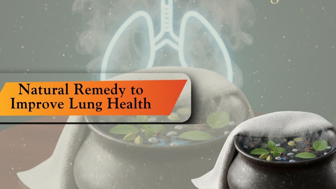 Lung Health Steam Remedy Elaichi Tulsi Laung