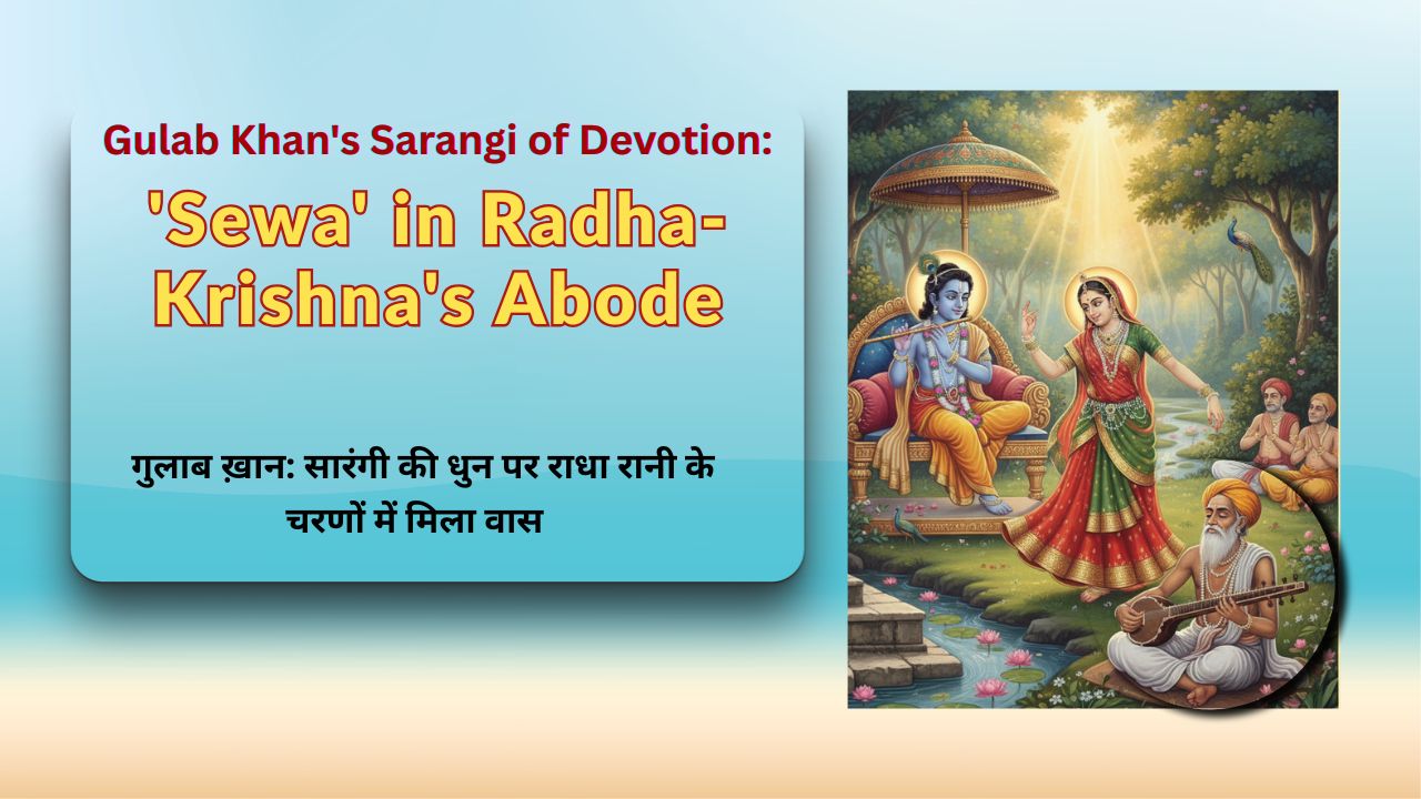 Gulab Khan Radha Rani Barsana Divine Sewa Story