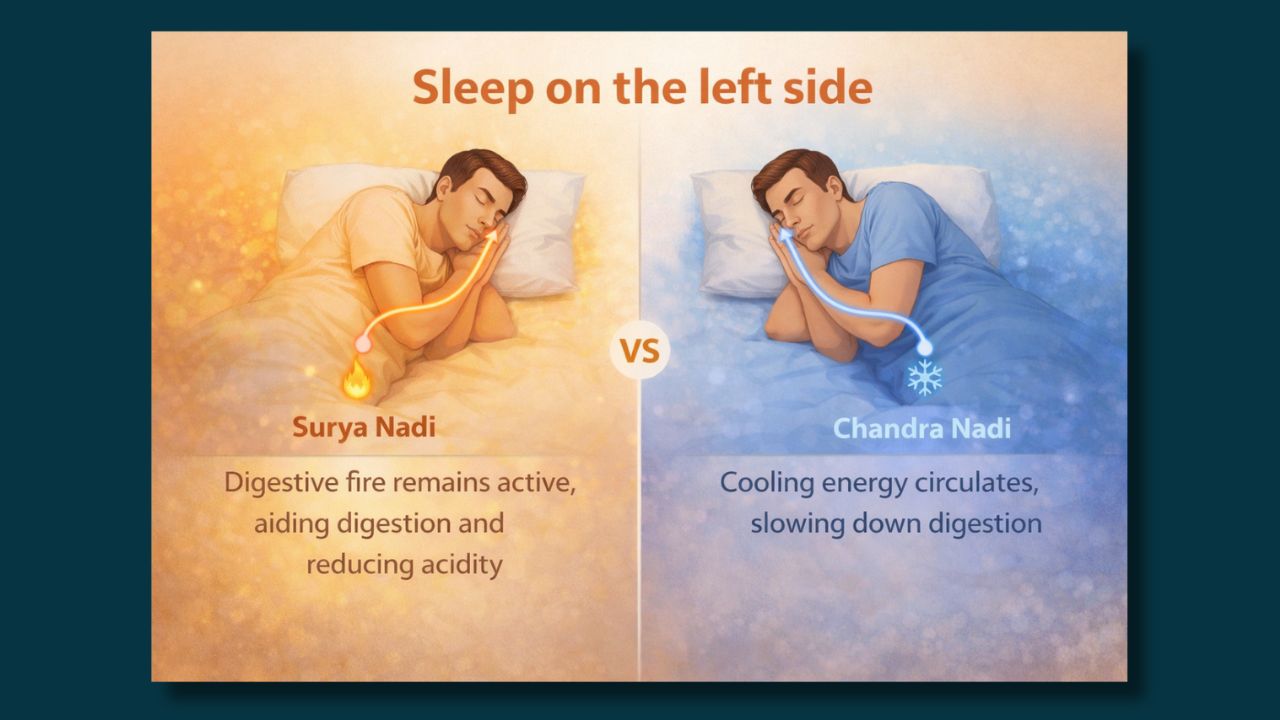 Sleep On The Left Side Yogic Science Better Digestion & Sleep