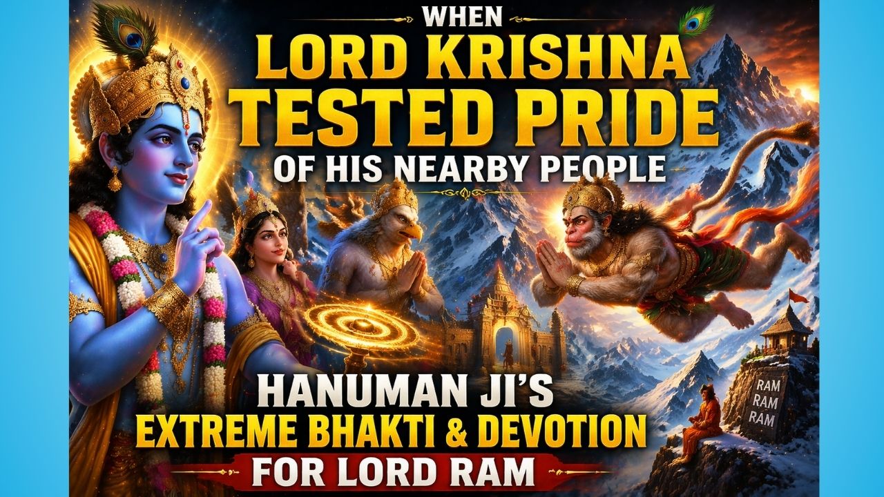 When Lord Krishna Tested Pride & Hanuman Devotion Story