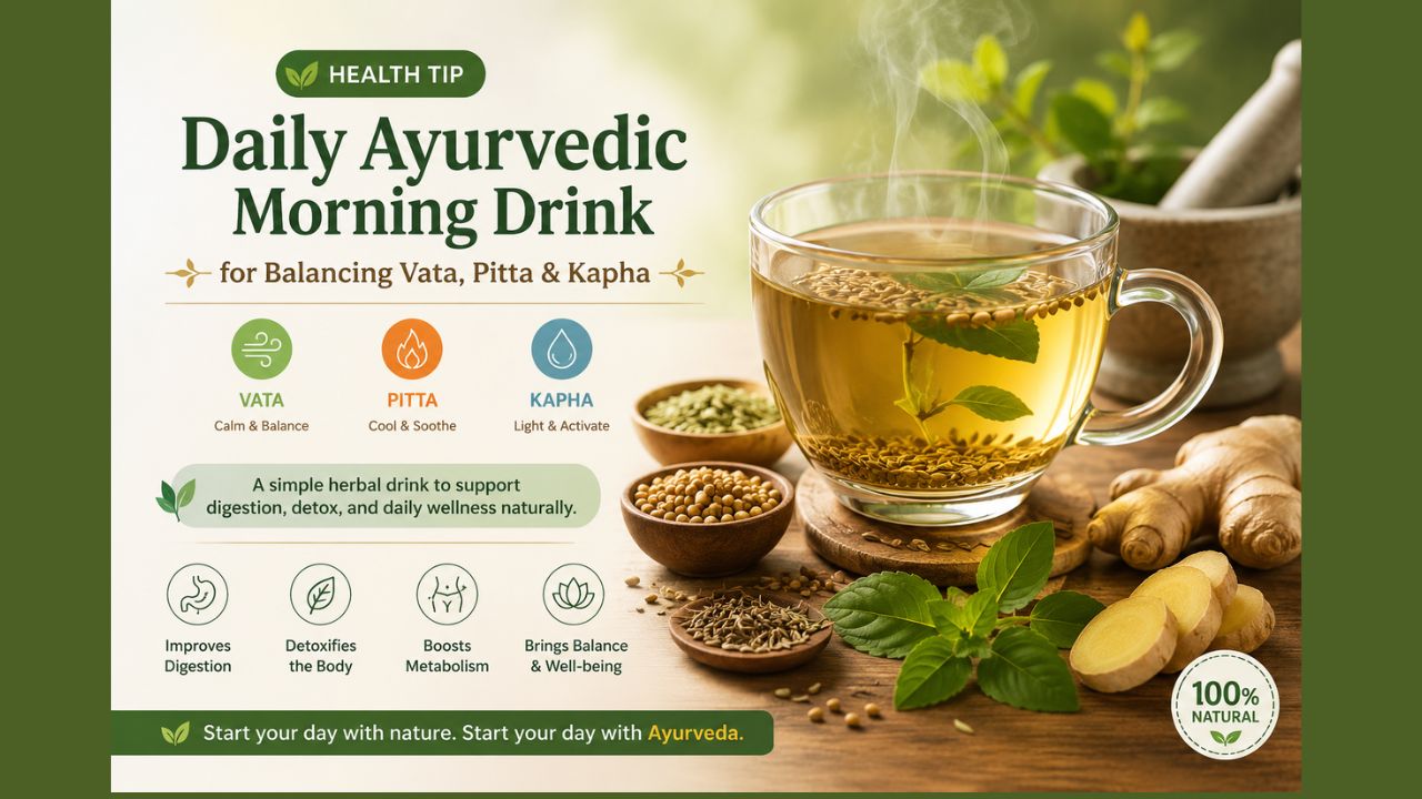 Daily Ayurvedic Morning Drink Vata Pitta Kapha Balance